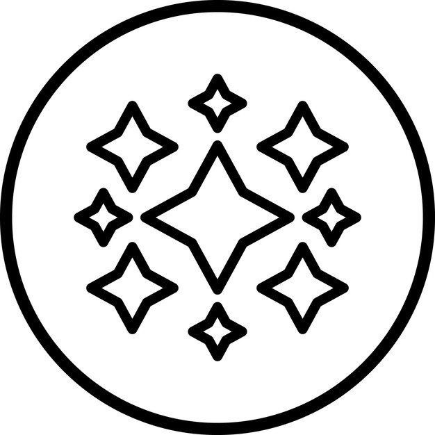 Vectorontwerp Sparkles Icon Style