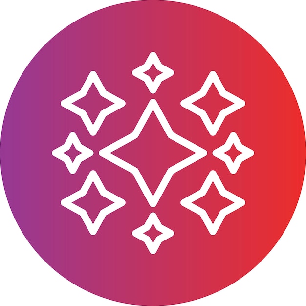 Vectorontwerp Sparkles Icon Style