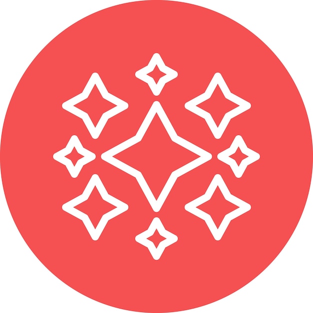 Vectorontwerp Sparkles Icon Style