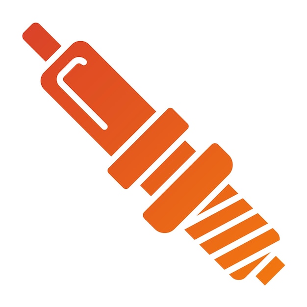 Vectorontwerp sparkplug icoon stijl