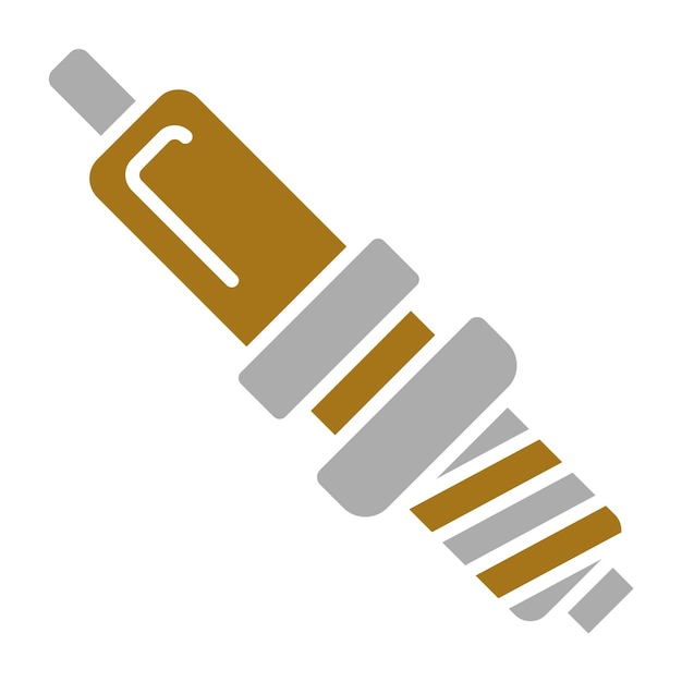 Vectorontwerp sparkplug icoon stijl