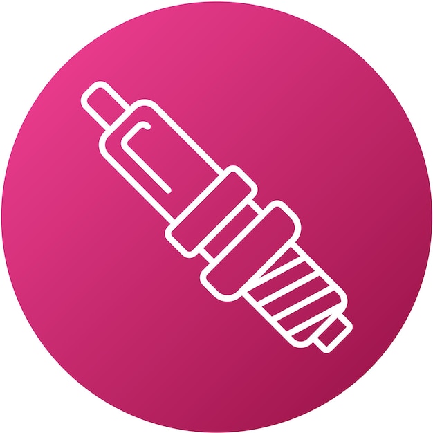 Vectorontwerp sparkplug icoon stijl