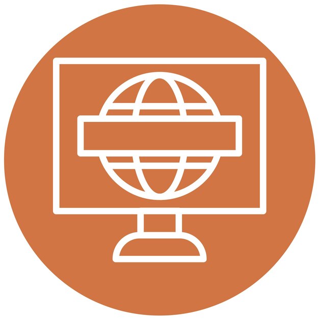 Vectorontwerp Spatial Computing Icon Style