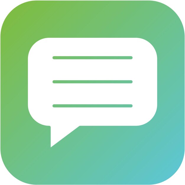 Vectorontwerp Speech Bubble Icon Style