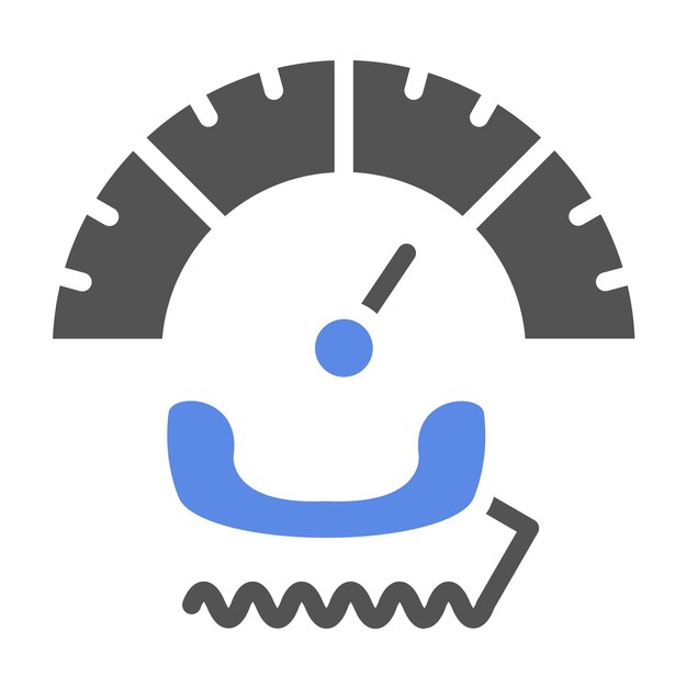 Vectorontwerp Speed Dialer Icon Style