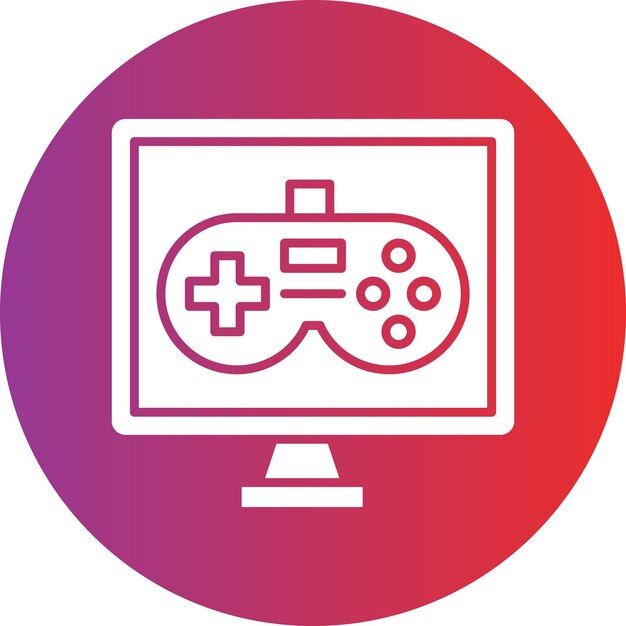 Vectorontwerp Spellen Icon Style