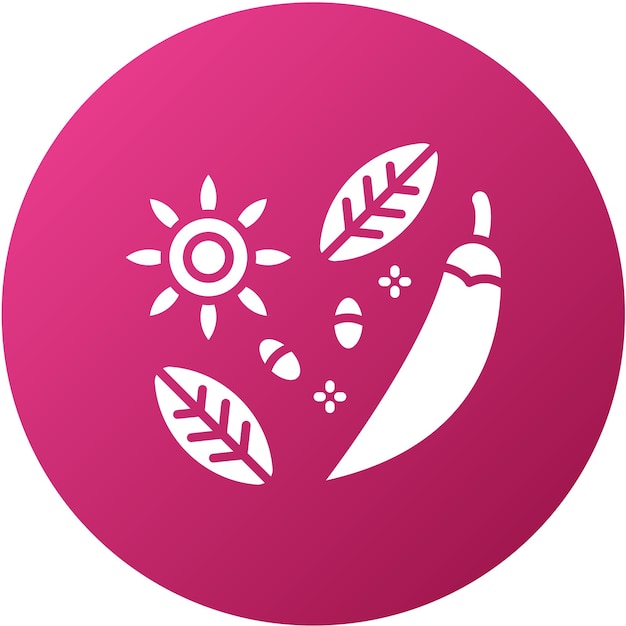 Vectorontwerp Spices Icon Style