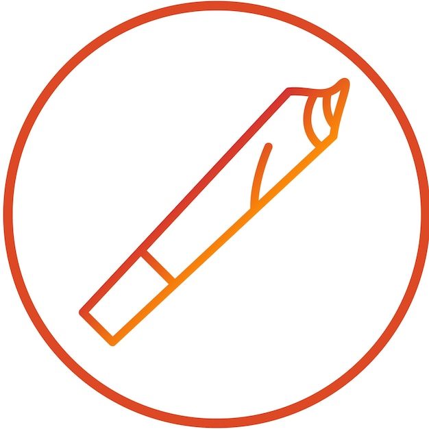 Vectorontwerp Spliff Icon Style