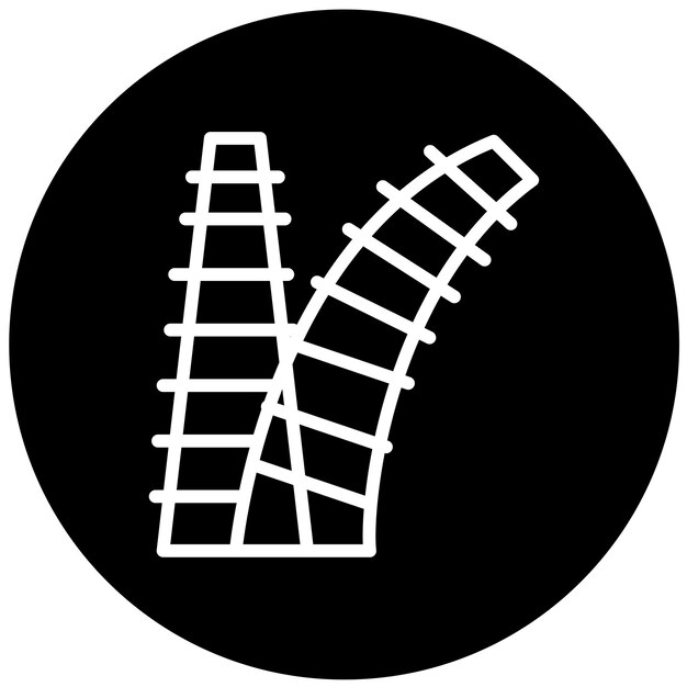 Vectorontwerp Split Icon Style