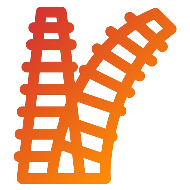 Vectorontwerp Split Icon Style
