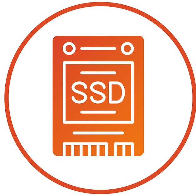 Vector vectorontwerp ssd icon style