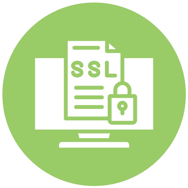 Vectorontwerp SSL Icon Style