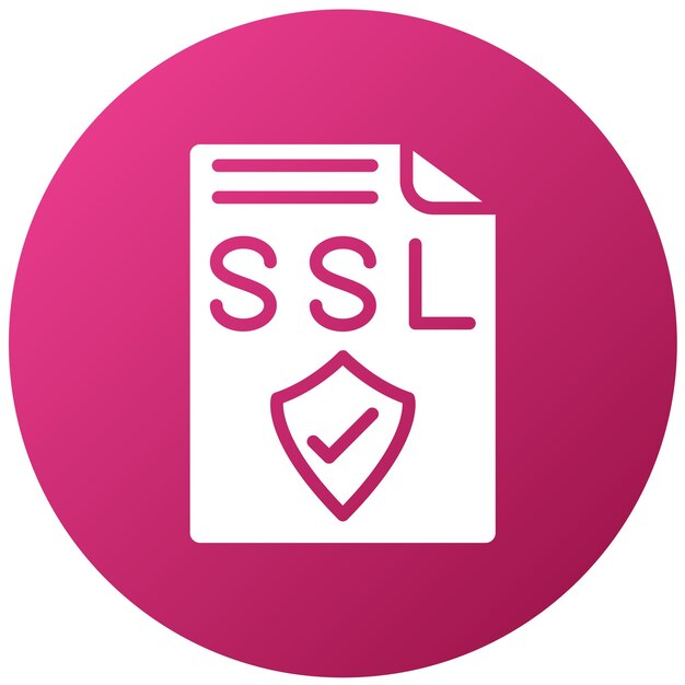 Vectorontwerp SSL Icon Style