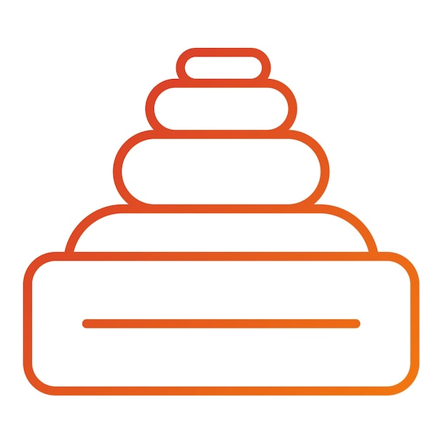 Vectorontwerp Stack Speelgoed Icon Stijl