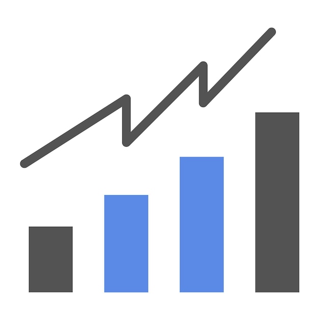 Vectorontwerp Statistieken Icon Stijl
