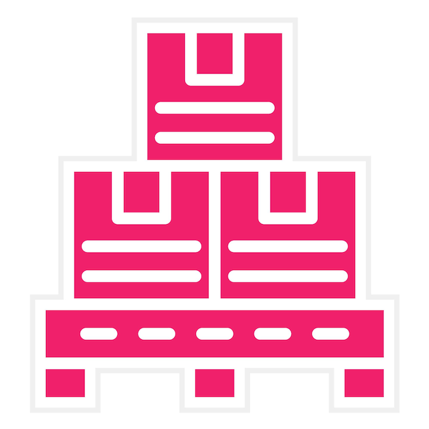 Vectorontwerp Stockpile Icon Style
