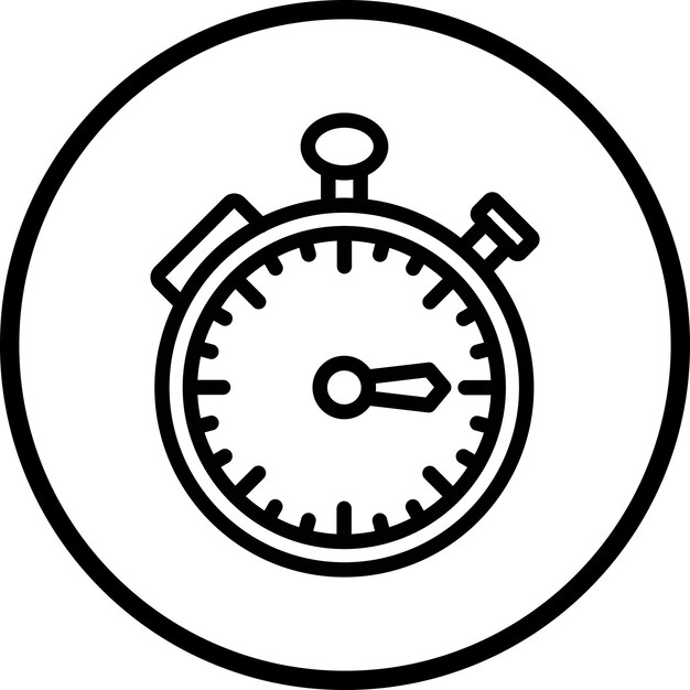 Vectorontwerp Stopwatch Icon Style