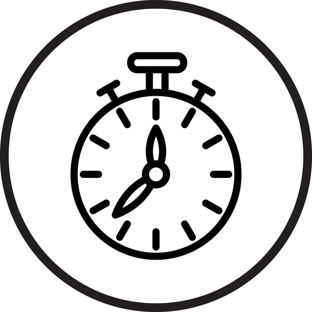 Vectorontwerp Stopwatch Icon Style