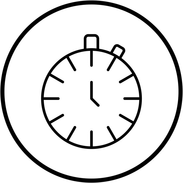 Vectorontwerp Stopwatch Icon Style