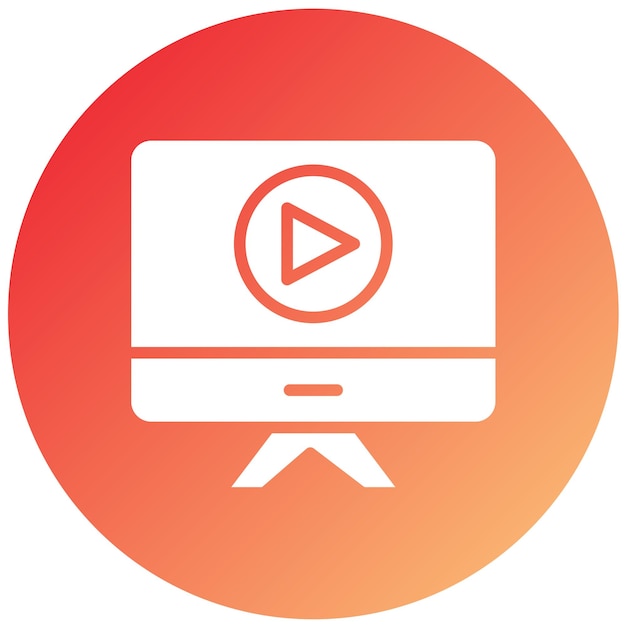 Vectorontwerp Stream Icon Style