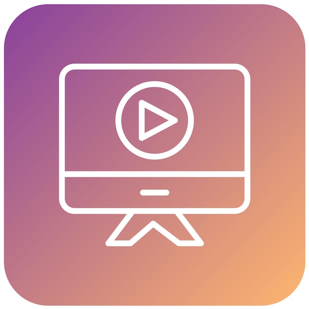 Vectorontwerp Stream Icon Style