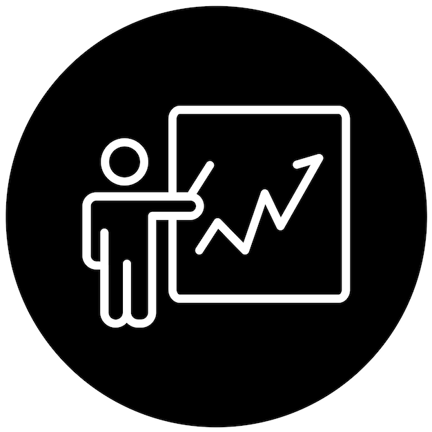 Vectorontwerp Student Progress Icon Style
