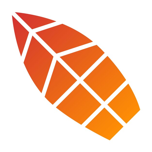 Vectorontwerp Surfboard Icon Style