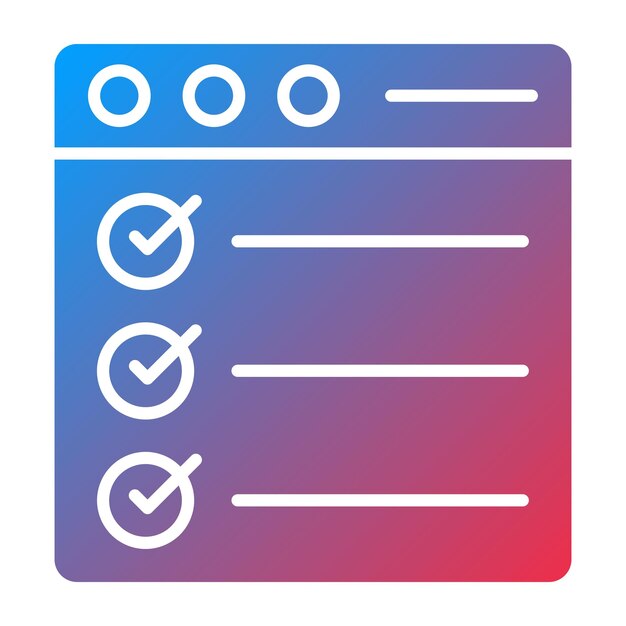 Vectorontwerp Survey Icon Style