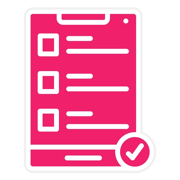 Vectorontwerp Survey Icon Style