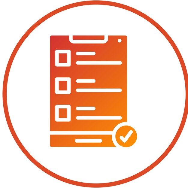 Vectorontwerp Survey Icon Style