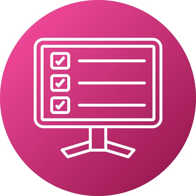 Vectorontwerp Survey Icon Style