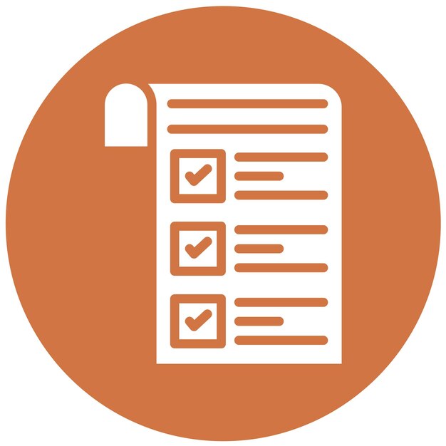 Vectorontwerp Survey Icon Style