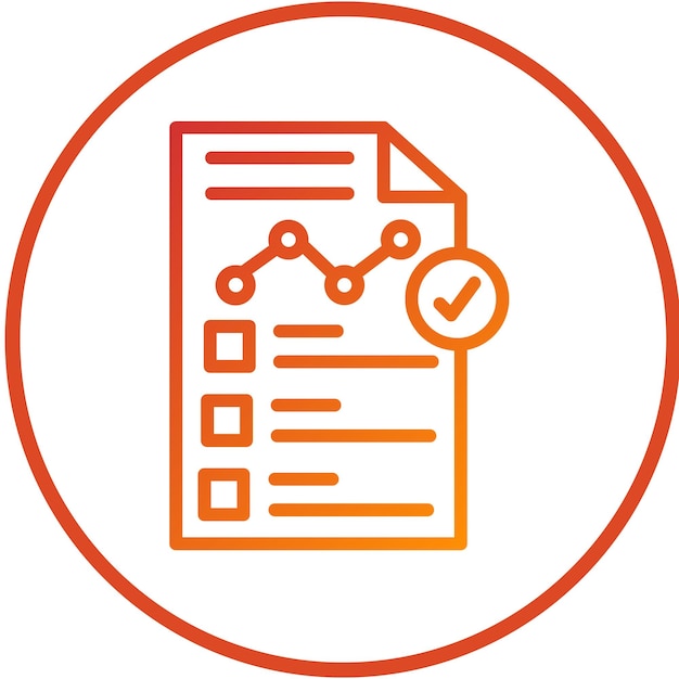 Vectorontwerp Survey Response Icon Stijl