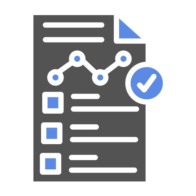 Vectorontwerp Survey Response Icon Stijl