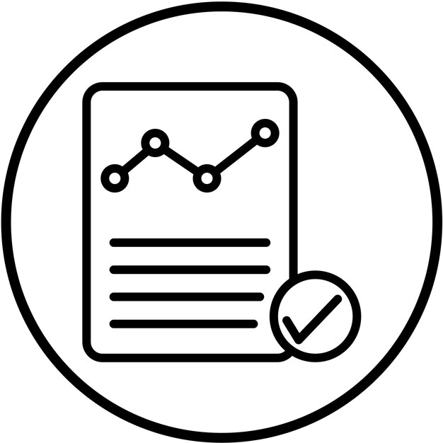 Vectorontwerp Survey Response Icon Stijl