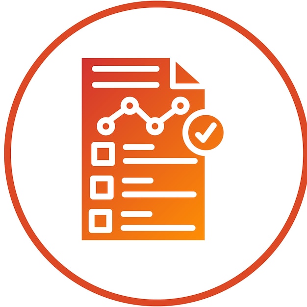 Vectorontwerp Survey Response Icon Stijl