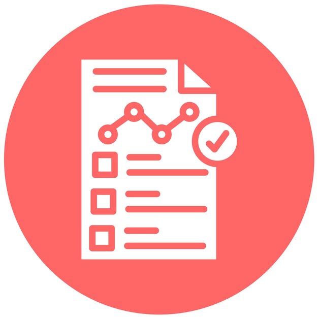 Vectorontwerp Survey Response Icon Stijl