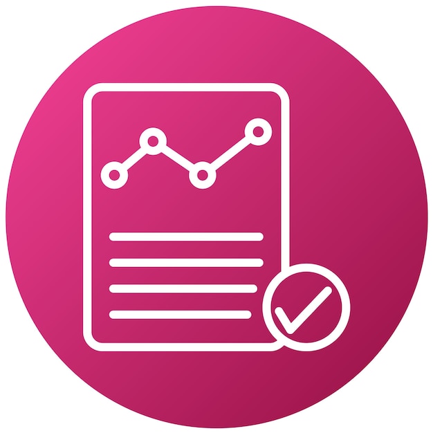 Vectorontwerp Survey Response Icon Stijl