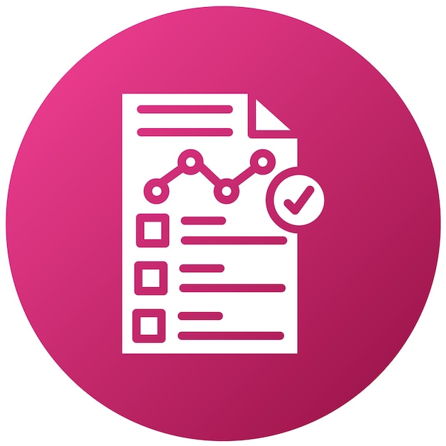 Vectorontwerp Survey Response Icon Stijl