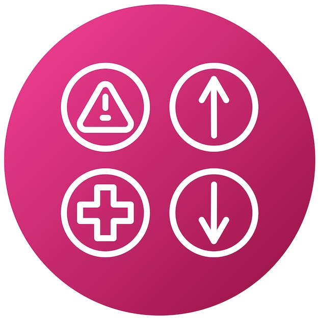 Vectorontwerp SWOT-analyse Icon stijl
