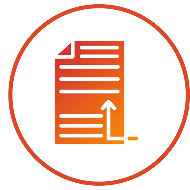 Vectorontwerp Symlink File Icon Style