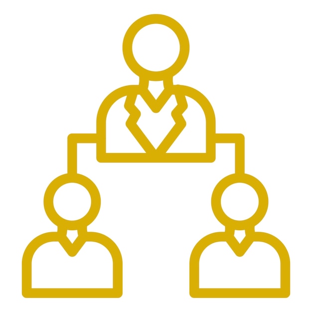 Vectorontwerp Teamwerk Icon Stijl