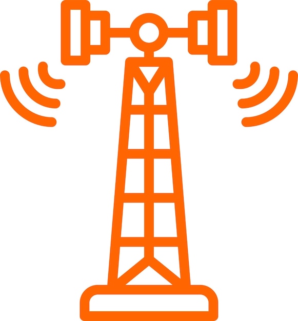 Vectorontwerp Telecom Icon Style