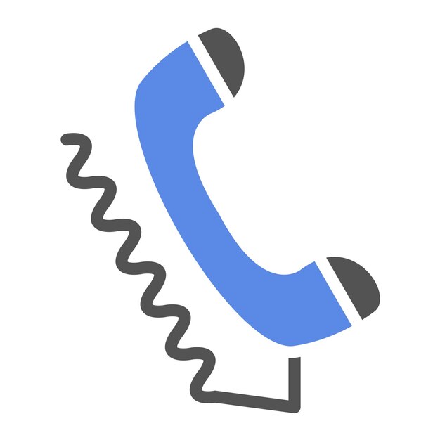Vectorontwerp Telephony Icon Style