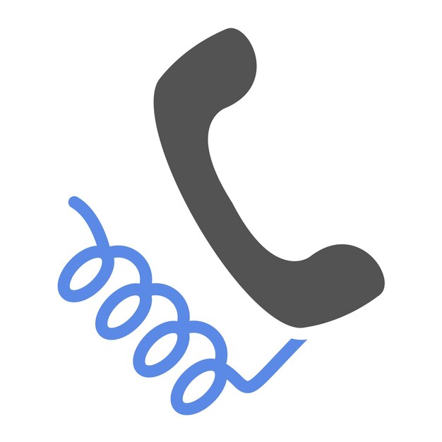 Vectorontwerp Telephony Icon Style