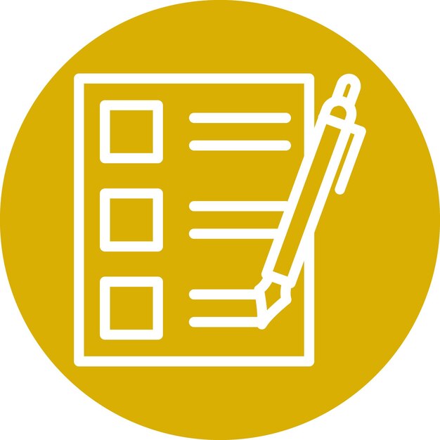 Vectorontwerp Test Icon Style