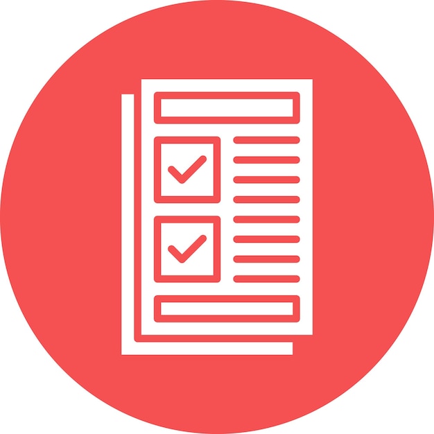 Vectorontwerp Test Icon Style