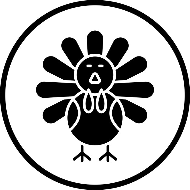 Vector vectorontwerp thanksgiving icon style
