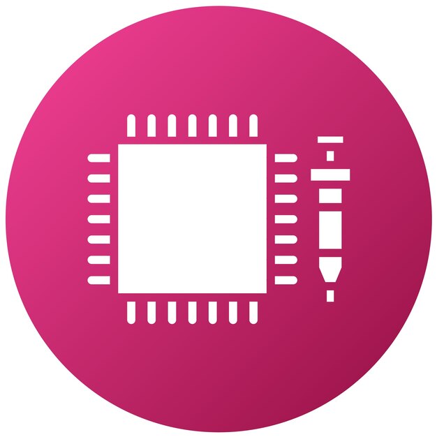Vectorontwerp Thermal Paste Icon Style