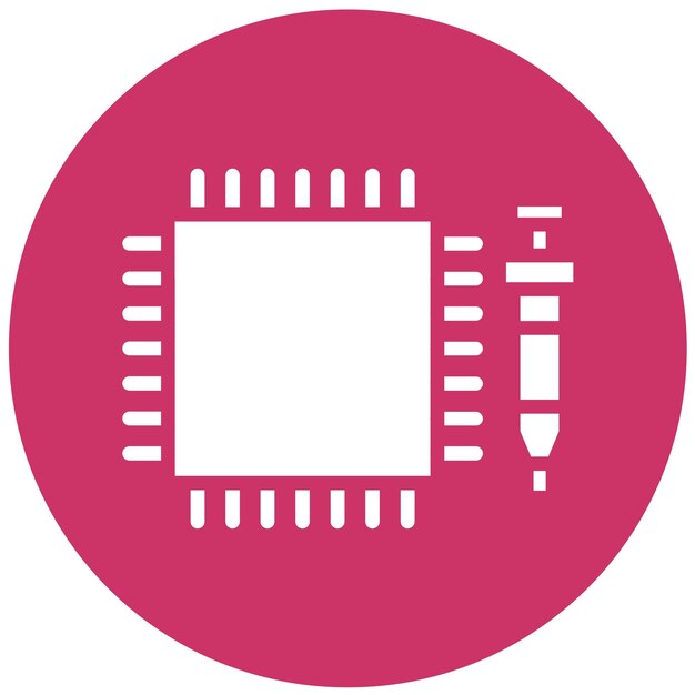 Vectorontwerp Thermal Paste Icon Style